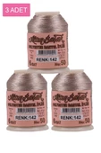 3 Adet Altınbaşak Oya ve Dantel İpi 20 gr - Royaleks - No: 142 - 1