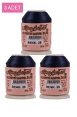 3 Adet Altınbaşak Oya ve Dantel İpi 20 gr - Royaleks - No: 028 - 1