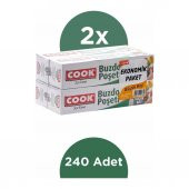 Cook Buzdolabı Poşeti  Küçük Boy 20 x 30 cm 2li Paket (240 adet) - 1