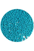 Turquaz Mavi Renk 4 mm Yaklaşık 1100 adet / 100 gram Cam Boncuk Oya Yazma Bileklik ve Kolye - 4