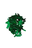Koyu Yeşil 15 x 5 mm Dantel Oya Yazma Halhal Abiye Lazer Kesim Pul 1000 adet / 40 gram - 3