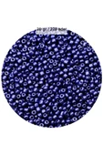Lacivert Renk 4 mm Yaklaşık 220 adet/20 gram Cam Boncuk Oya Yazma Bileklik ve Kolye - 1