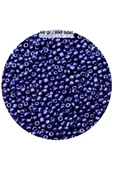 Lacivert Renk 4 mm Yaklaşık 660 adet / 60 gram Cam Boncuk Oya Yazma Bileklik ve Kolye - 1