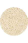 Beyaz Renk 4 mm Yaklaşık 1100 adet / 100 gram Cam Boncuk Oya Yazma Bileklik ve Kolye - 3