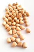 20 Gr (55 Adet) Ahşap Boncuk 12 mm boy x 10 mm en Doğal Ahşap Makrome El İşi Çanta - 3