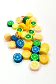 30 Adet 10 mm Polimer Kil Fimo Boncuk Takı Bileklik + 1 Metre Lastikli Misina Hediye - Renkli Limon - 2