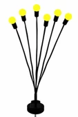 2'li Bahçe Çiti 6'lı Renkli Güneş Enerjili Led Lamba Royaleks-1085 - 1
