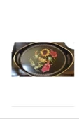 Oval Hira Desenli Sunum Tepsisi Royaleks-İSR-5723 - 1