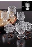 Kristal Kahve Yanı Bardağı 6lı Royaleks-R1720 - 1