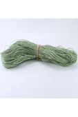 Küf Yeşili Renk Çile Kağıt İp Çanta Ipi Supla Ipi  No:49 - (550-600 gr) - 1
