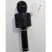 Karaoke Mikrofon Bluetooth Hoparlör Usb Sd Kart ve Aux Girişli - Siyah - 3