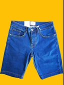 Rev Revelation Lacivert Erkek Ferrari Kumaş Likralı Kot Şort - 1