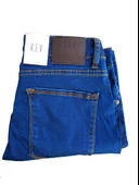 Rev Revelation Lacivert Erkek Ferrari Kumaş Likralı Kot Şort - 4