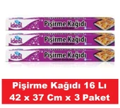 İdeal Pişirme Kağıdı Hazır Kesilmiş 16 Lı 42 x 37 Cm x 3 Paket - 1