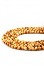 Sarı Kaplan Gözü Doğal Taş Dizi 8 mm Küre Kesim thumbnail 2