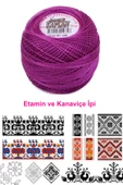 Kaplan Etamin Ve Kanaviçe İpi 8 No Kod/Renk: 498 - Royaleks - 2