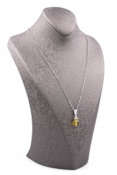 Damla Kehribar 925 Ayar Gümüş Kolye thumbnail 2