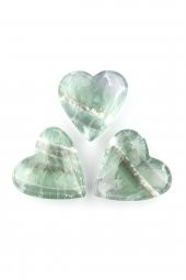 Florit Doğal Taş İçi Oyuk Kalp - 2