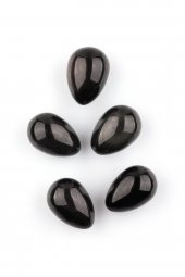 Obsidyen Doğal Taş Yumurta - 1
