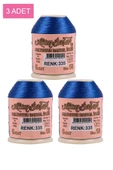 3 Adet Altınbaşak Oya ve Dantel İpi 20 gr - Royaleks - No: 335 - 1