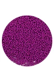 Fuşya Renk 4 mm Yaklaşık 1100 adet / 100 gram Cam Boncuk Oya Yazma Bileklik ve Kolye - 3