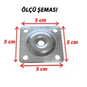 Ahşap Ayak 12 Cm 2'li Set M8 Civatalı Bağlantı Aparatlı Dolap Mobilya Koltuk Kanepe Destek Ayağı Ayakları - 5