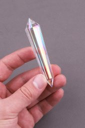 Aura Vogel Kristal 8 cm x 12 Facet - 1