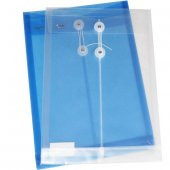 EVRAK DOSYASI SMATO A4 IPLI BAGLI MAVI (W7535) - 1