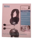 MİNİ PC KULAKLIK OK-2010 bilgisayar full sıze stereo pc headset - 1