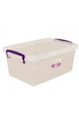 Şeffaf Çok Amaçlı 30 Lt Dikdörtgen Saklama Kabı 48x32x29 Royaleks-82113 - 2