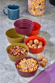 Plastik Çerezlik Sunumluk 6 Lı Kase Yonca Desen Royaleks-HT-001 - 2
