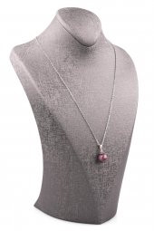 Ruby İn Zoisite – Anyolit Doğal Taş 925 Ayar Gümüş Kolye - 2