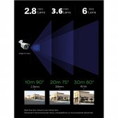 J-Tech 2050 Gece Renkli Warm Light 5MP SONY LENS 1080P AHD Güvenlik Kamera - 8