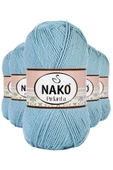 5 Adet Pırlanta Amigurumi El Örgü İpi Yünü Azur 10482 - 1