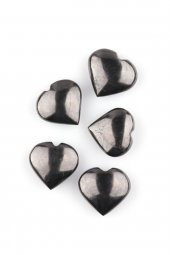Shungite Doğal Taş Kalp - 1