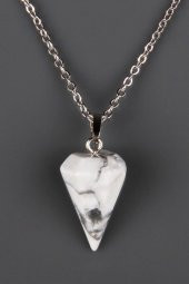 Havlit Doğal Taş Pandül Kolye thumbnail 1