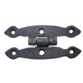 Antika Tarz Dekoratif Pirinç Dar Menteşe - 75x39 mm, Oksit - 1