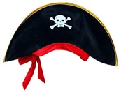 Kaptan Jack Kadife Çocuk Boy Korsan Şapkası - 2