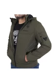 Erkek Haki Jaws Kapşonlu/korumalı Softshell Mont - 2
