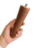 Ahşap Ayak 15 Cm 8'li Set Koyu Meşe M8 Civatalı Bağlantı Aparatlı Dolap Mobilya Koltuk Kanepe Destek Ayağı Ayakları thumbnail 4