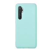 Mi Note 10 Lite ile Uyumlu Cappy Silikon Kılıf Su Yeşili - 1