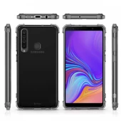 Blogy Galaxy A9 2018 ile Uyumlu Crystal Fit Kılıf Smoke Black - 3