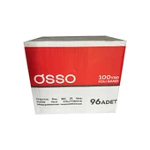 Osso Şeffaf Bant Ambalaj Koli Bandı - 100 YRD / 91.44 Metre - 43 mm - 6 Adetlik 16 Paket / Koli thumbnail 1