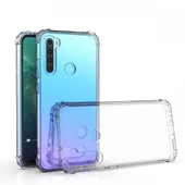 Blogy RedMi Note 8 ile Uyumlu Crystal Fit Kılıf Crystal Clear - 2