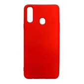 P40 Lite E ile Uyumlu Cappy Silikon Kılıf Kırmızı - 1
