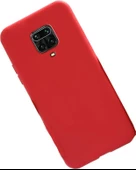 Redmi Note 9S ile Uyumlu Cappy Silikon Kılıf Kırmızı - 1