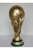 15 Cm Boy Fifa Dünya Kupası Gold Kaplama Messi Qatar Futbol - 3