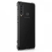 Blogy Galaxy A9 2018 ile Uyumlu Crystal Fit Kılıf Smoke Black - 2