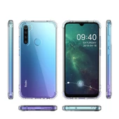Blogy RedMi Note 8 ile Uyumlu Crystal Fit Kılıf Crystal Clear - 5