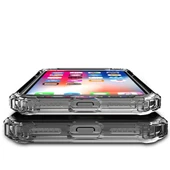 Blogy iPhone 8 Plus / 7 Plus ile Uyumlu Crystal Fit Kılıf Smoke Black - 3